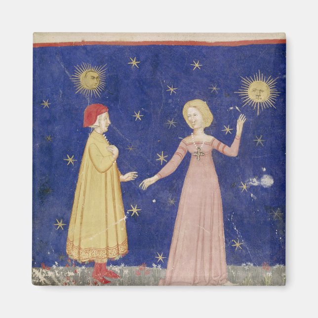 Imán El encuentro de Dante y Beatrice (Frente)