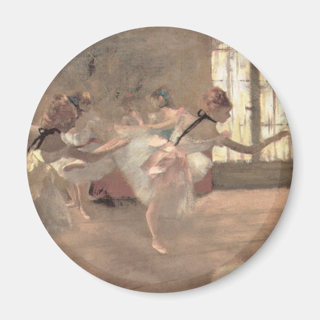 Imán El Ensayo de Edgar Degas, Arte de Ballet Antiguo (Frente)