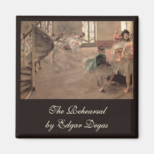 Imán El Ensayo de Edgar Degas, Arte de Ballet Vintage