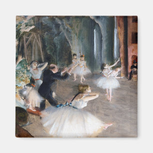 Imán El ensayo en escena, Edgar Degas