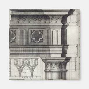 Imán El Entablature gótico