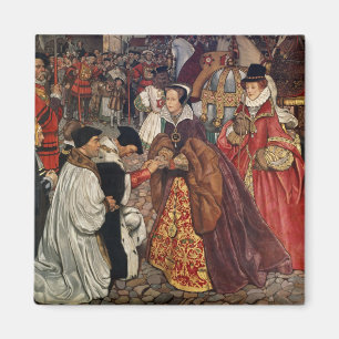 Imán El entrar de Queen Mary y de princesa Elizabeth