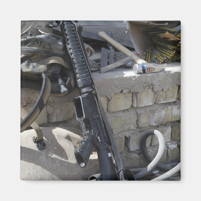 Imán El equipamiento de un marine (Frente)