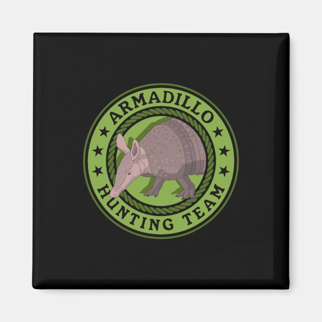 Imán El equipo de caza del armadillo busca cazadores de (Frente)