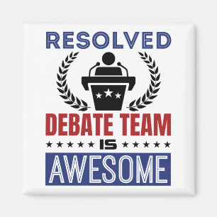 Imán El equipo de debate resuelto es un terrible debate