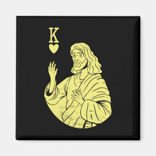 Imán El Equipo De Jesucristo Es El Rey Del Corazón Reli