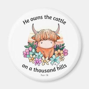 Imán Él es dueño del ganado en mil colinas