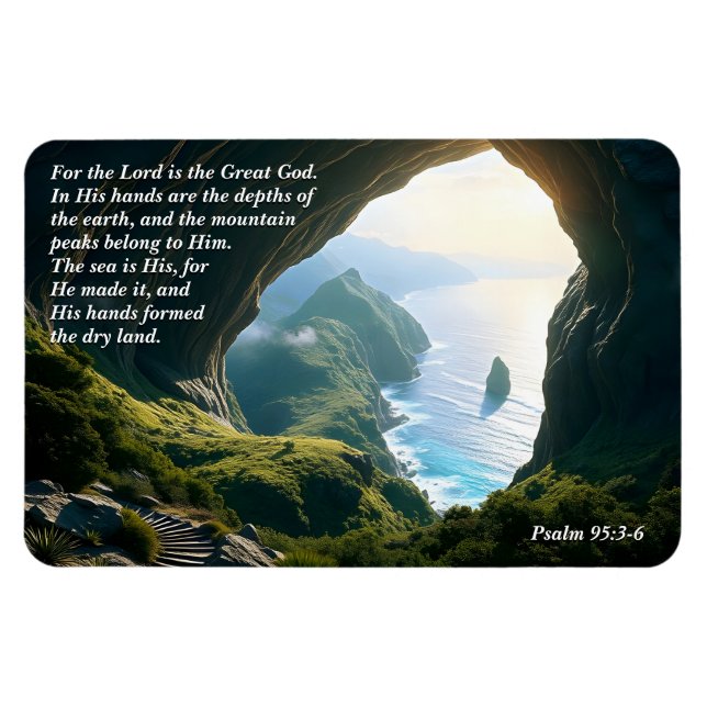 Imán Él es el Gran Dios, Dios y el Verso de la Creación (Horizontal)