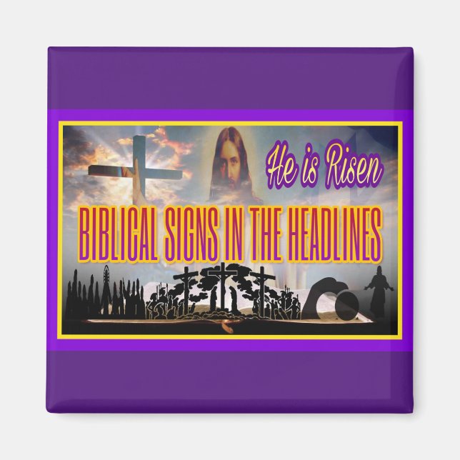 Imán "Él es RISEN" (Frente)