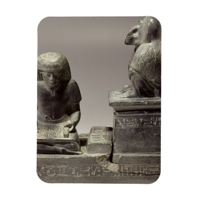 Imán El escritor real Nebmertuf escribiendo bajo la pro (Vertical)