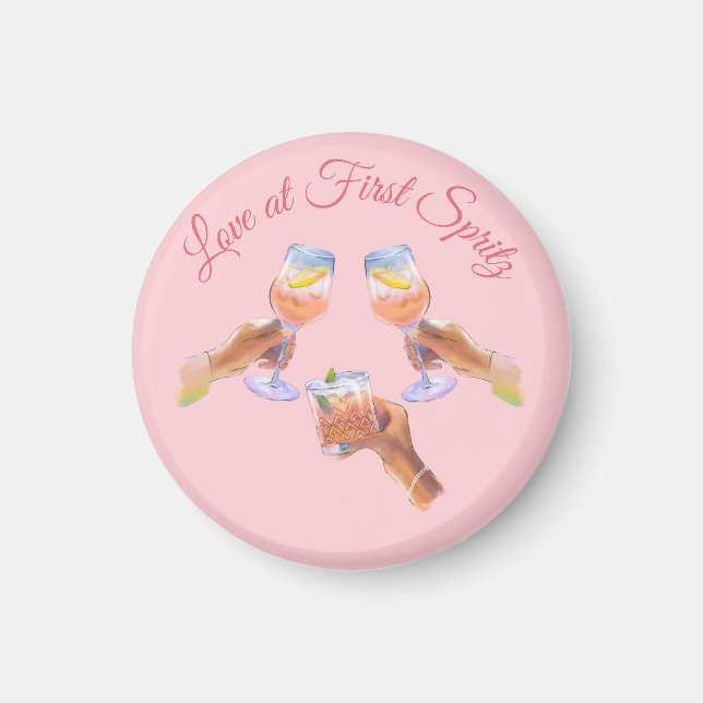 Imán El escuadrón Spritz | Tema de fiesta de soltera co (Frente)