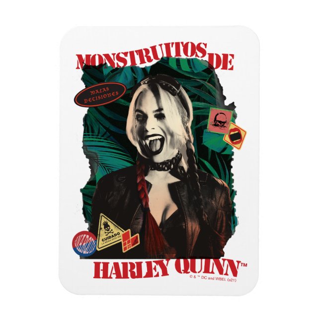 Imán El escuadrón suicida | Harley Quinn Winking (Vertical)