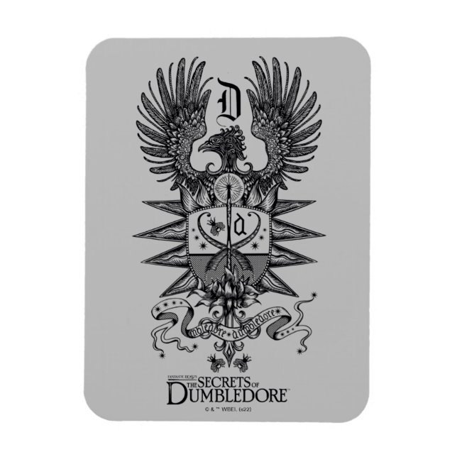 Imán El Escudo de Dumbledore (Vertical)