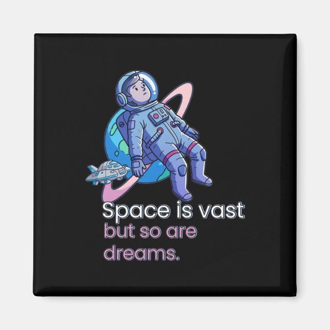 Imán El espacio es enorme (Frente)