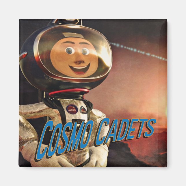Imán El espectáculo Cosmo | "Cosmo Cadets" Magnet cuadr (Frente)
