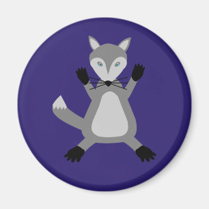 Imán El espeluznante Lobo de Halloween