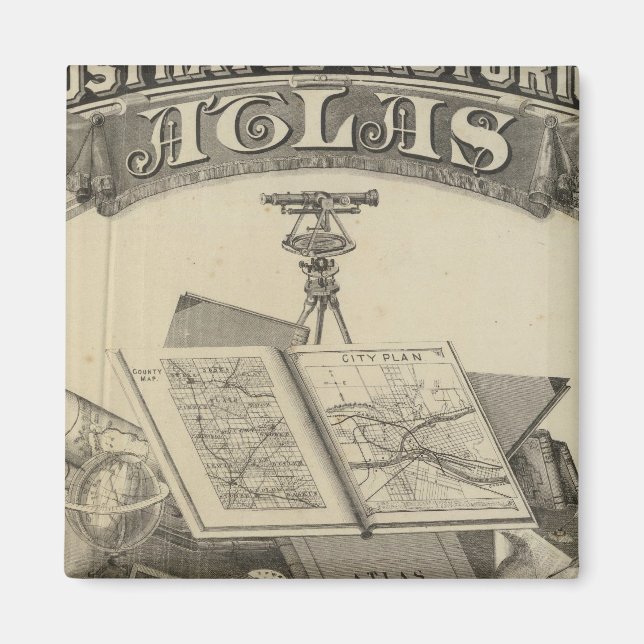 Imán El estado de Indiana (Frente)