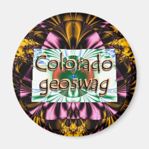 Imán El estado Geocaching de Colorado suministra el