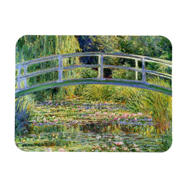 Imán El estanque de Water-Lily de Monet Bella Artes (Horizontal)
