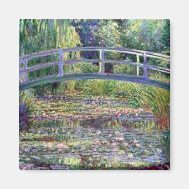 Imán El estanque para lirios de agua de Claude Monet (Frente)