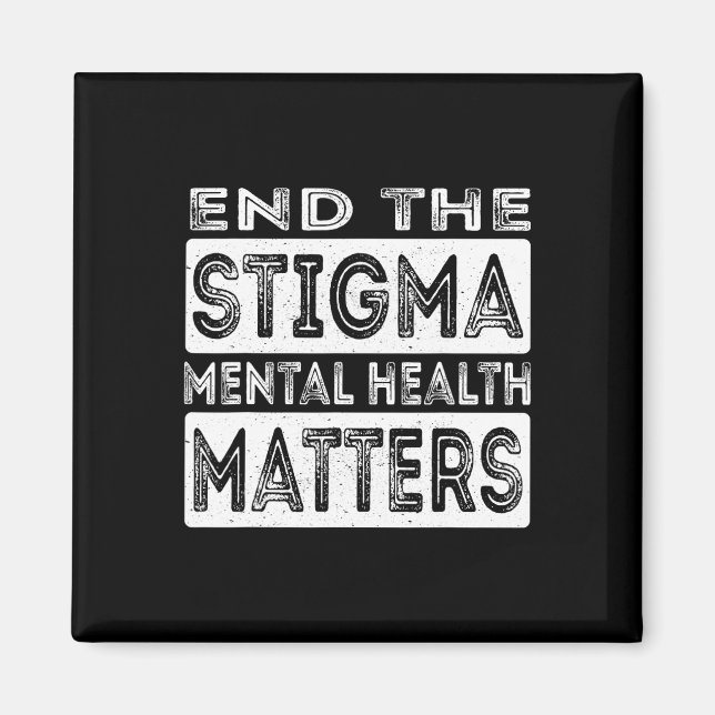 Imán El estigma de los problemas de salud mental (Frente)