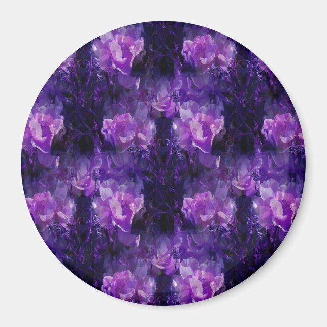 Imán El estilo morado... (Frente)