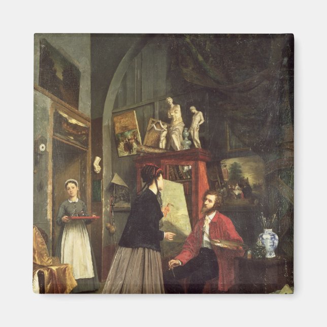 Imán El estudio del artista (Frente)