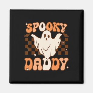 Imán El fantasma de Halloween retro Groovy espantó a pa