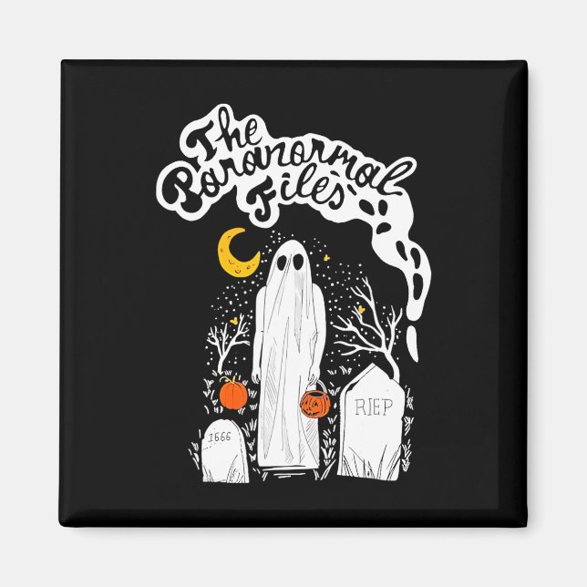 Imán El fantasma del cementerio de los archivos paranor (Frente)