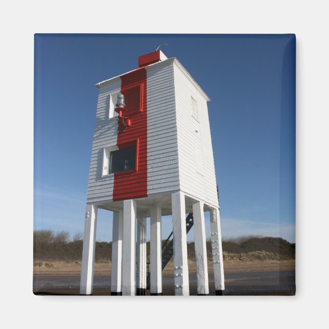 Imán El faro bajo, Burnham on Sea, Somerset, Reino Unid (Frente)