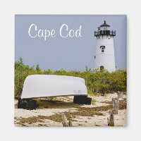 El faro de Edgartown Martha's Vineyard Mass Magnet