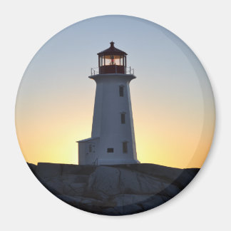 Imán El faro de Peggy's Cove Lighthouse New Scotia neve