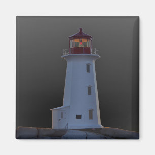 Imán El faro de Peggy's Cove Lighthouse New Scotia neve