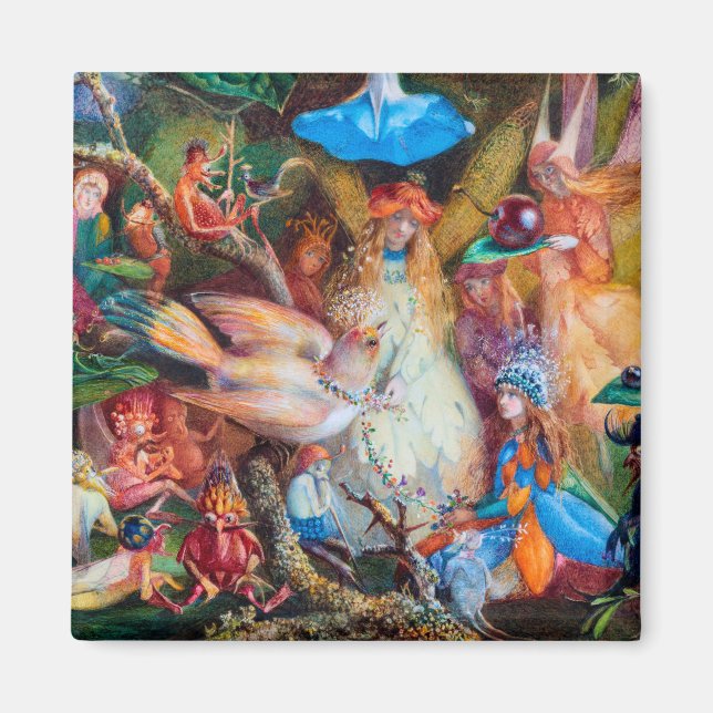 Imán El favorito de las hadas, John Anster Fitzgerald (Frente)