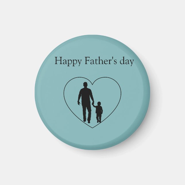 Imán El feliz día del padre (Frente)