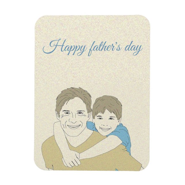 Imán El feliz día del padre (Vertical)