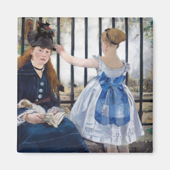 Imán El ferrocarril, Edouard Manet (Frente)