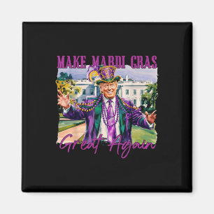 Imán El Fiesta del Carnaval de Trump Mardi Gras hace el