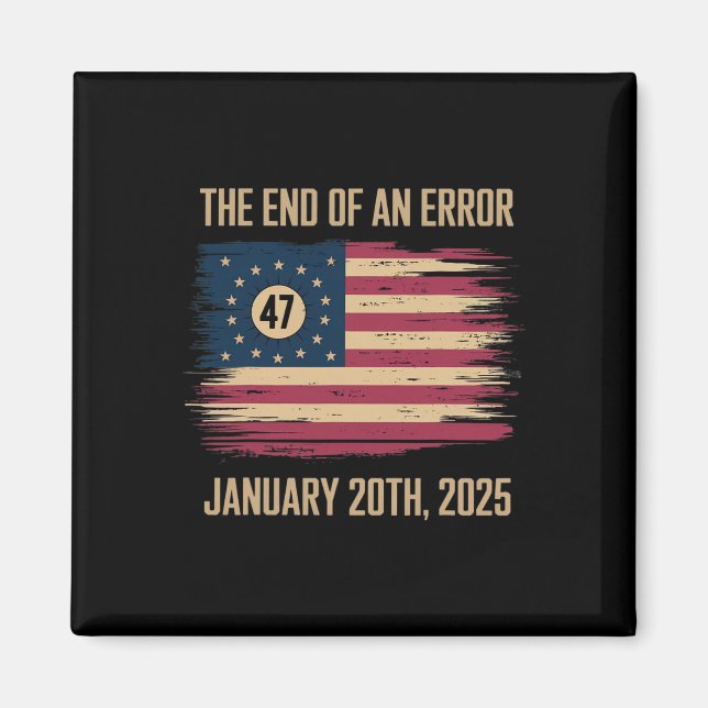 Imán El Fin De Un Error 20 De Enero De 2025 Inauguració (Frente)