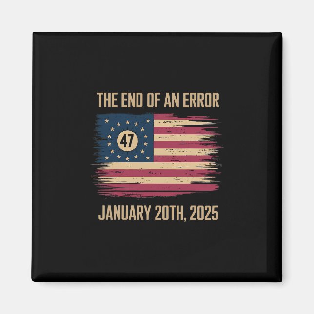 Imán El Fin De Un Error 20 De Enero De 2025 Inauguració (Frente)