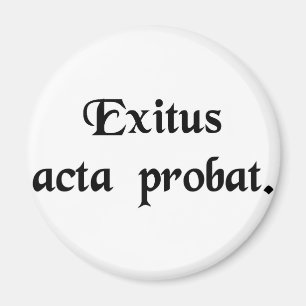 Imán El fin justifica los medios.