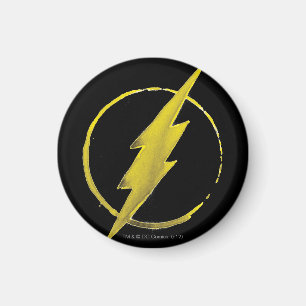 Imán El Flash   Emblema del pecho amarillo