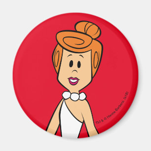 Imán El Flintstone de los Flintstones el   Wilma