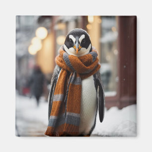 Imán El frío y caprichoso invierno del Penguin Snowy