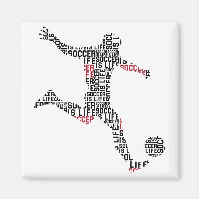 Imán El fútbol es vida (Frente)