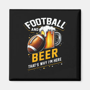 Imán El fútbol y la cerveza por eso estoy aquí a pie am