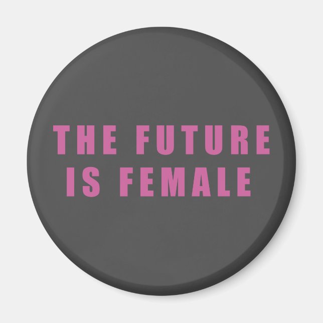 Imán El futuro es femenino (Frente)