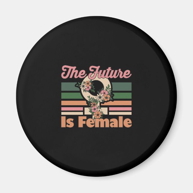 Imán El futuro es femenino (Frente)