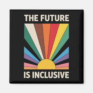 Imán El Futuro Es Inclusivo Orgullo LGBTQ Aliado Arcoír