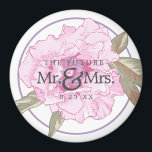 Imán El Futuro Sr. y Sra. Floral Wedding Salven La Fech<br><div class="desc">Una manera única de anunciar la fecha de guardar para su boda. Envíame un correo electrónico a JMR._Designs@yahoo.com si necesitas ayuda o tienes alguna solicitud especial.</div>